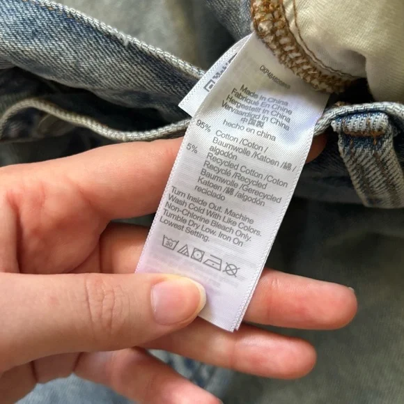 Madewell Denim Crossover-Waist Mini Skirt Womens Size 30 Blue Cotton Pockets - Picture 6 of 6